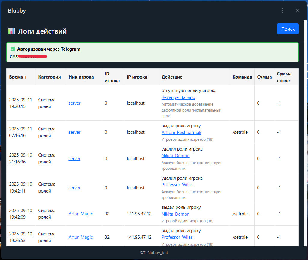 Проект Blubby Logs